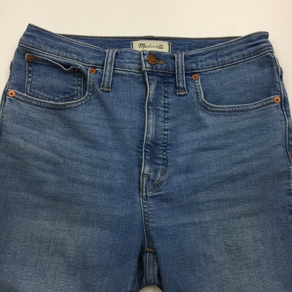 MADEWELL Medium/Light Wash 5 Pocket Logo Hardware Cali Demi Boot Jeans - Picture 4 of 15